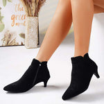 Women's Suede Stiletto Ankle Boots 47481943C