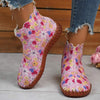 Women's Floral Print Fashion Ankle Boots 71661628C