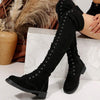 Women's Suede Over-the-Knee Boots 30258485C