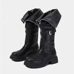 Women's Thick Sole Front Zip High Rider Boots 09067782C