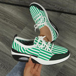 Women's Fashion Lace-Up Flying Knit Sneakers 58117017S