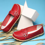 Women's Casual Belt Flat Dodge Shoes Nurse Shoes 73234447S