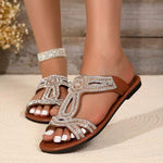 Women's Vintage Bohemian Rhinestone Sandals 28578218C