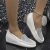 Women's Casual Flat Rhinestone Loafers 55276545C