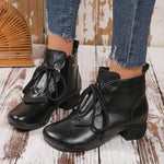 Women's Casual Lace-Up Ankle Boots 61769776C