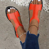 Women's Flat Casual Hollow Fish Mouth Sandals 39153173C