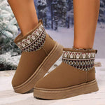 Women's Ethnic Style Warm Snow Boots 10370016C