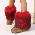 Women's Warm Fluffy Snow Boots 81905956C