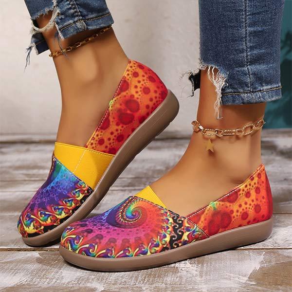 Women's Colorful Slip-On Casual Flats 90675343C