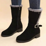 Women's Fleece-Lined Side-Zip Snow Boots 67764838C