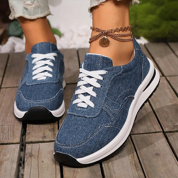 Women's Casual Flat Lace-Up Sneakers 41069870S