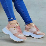 Women's Chunky Sole Casual Patchwork Athletic Shoes 49182230C