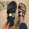 Women's Embroidered Flat Sandals 77885215C