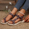 Women's Flat Casual Velcro Sandals 39211444C
