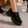 Women's Retro Platform Thick-Soled Shoes 06608689C