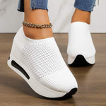 Women's Hollow-Out Mesh Wedge Slip-On Shoes 12752927C