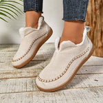 Women's Flat Thickened Fleece-Lined Warm Shoes 89302932C