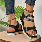 Women's Simple Casual Flat Sandals 28741756C