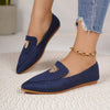 Women's Suede Pointed Toe Casual Shoes 56141187C