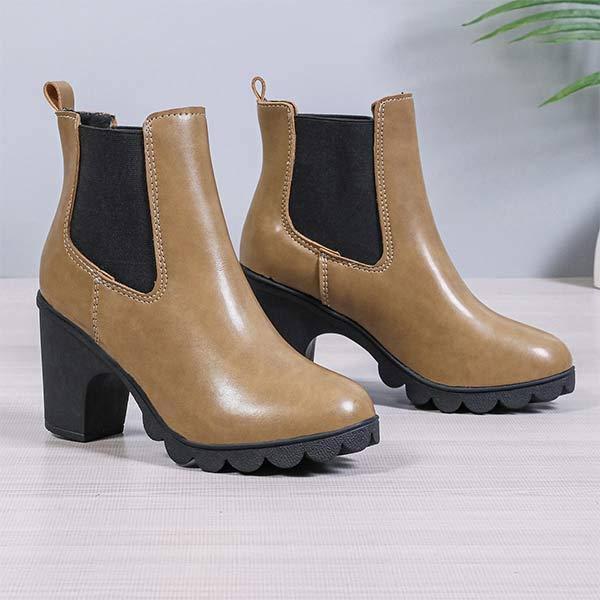 Women's Elastic High-Heel Ankle Boots 04302336C