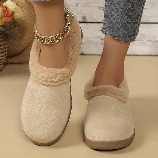 Women's Slip-On Faux Fur Snow Boots 07700831C