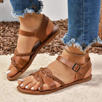 Women's Woven Flat Casual Sandals 58832596C