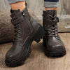 Women's Thick-Soled Short Tube Thin Fleece Warm Ankle Boots 81179002C