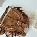 Tassel Vintage Saddle Bag 66131662C