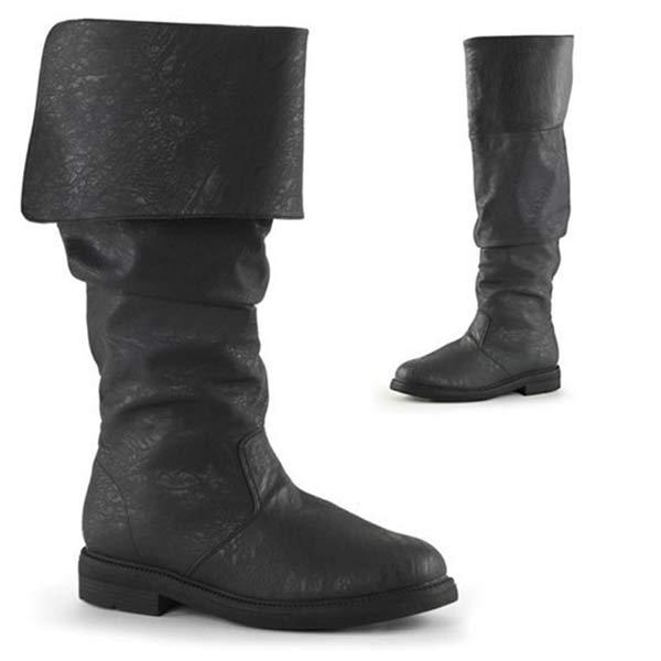 Women's Double-Buckle Fold-Down Knee-High Boots 62641691C