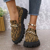 Women's Leopard Print Loafers 01599022C