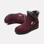 Women's Casual Plush Flat Snow Boots 21063056S