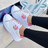 Women's Low-Top Casual Athletic Shoes with Chunky Sole and Front Laces 13331850C