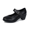 Women's Casual Thick Heel Velcro Dance Shoes 08766296S