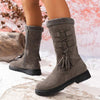 Women's Thickened Plush Mid-Calf Boots 02929117C