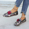 Women's Casual Skull Rose Flat Shoes 38695950S