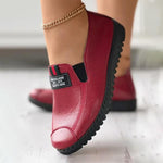 Women's Fashion Waterproof Soft Sole Slip On Peas Shoes 30667325C