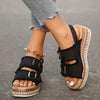 Women's Retro Thick-Soled Roman Sandals 01208269C