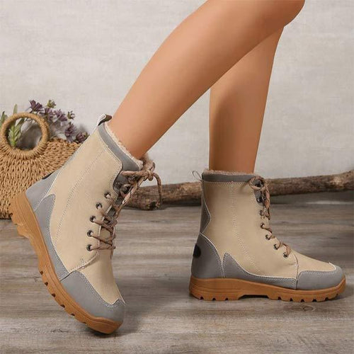 Women's Warm Lace-Up Ankle Boots 30691997C