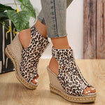 Women's Thick-Platform Wedge Heel Peep-toe Sandals 12903476C