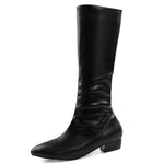 Women's Casual Pointed Toe Flat Knee-High Boots 99003573S