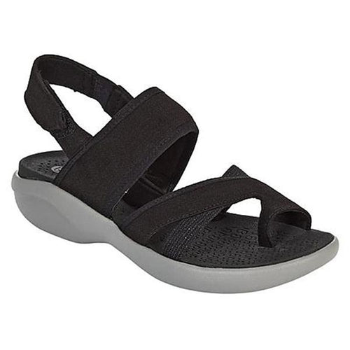 Women's Casual Thick Sole Velcro Flip Flop Sandals 68711268C