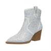 Women's Fashionable Diamond Chelsea Boots 28414880S