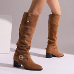 Women's Fold-Over Knee-High Boots 59060157C