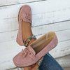 Women's Casual Tassel Hand-Sewn Flat Shoes 41569015S