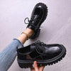 Women's Thick Sole Lace Up Shoes 00549882C