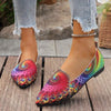 Women's Colorful Pointed-Toe Slip-On Flats 11824200C