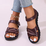 Women's Leaf Anti-Slip Soft Sole Beach Sandals 34417827S