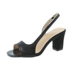 Women's Side-Cut Slingback Chunky Heel Sandals 61449549C