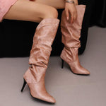 Women's High Heel Stiletto Knee-High Boots 49333813C