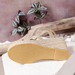 Women's Fashionable Braided Wedge Heel Espadrille Sandals 08876744S